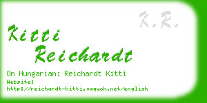 kitti reichardt business card